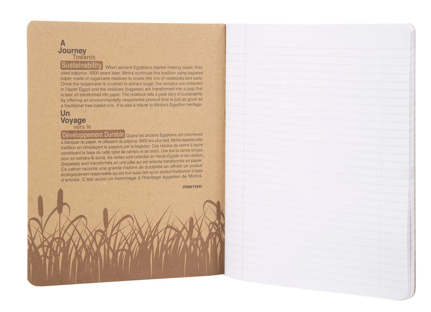 100% Recycled Kraft Composition Book (3 Pack) - Designs - 7.5in x 9.5in (07124)