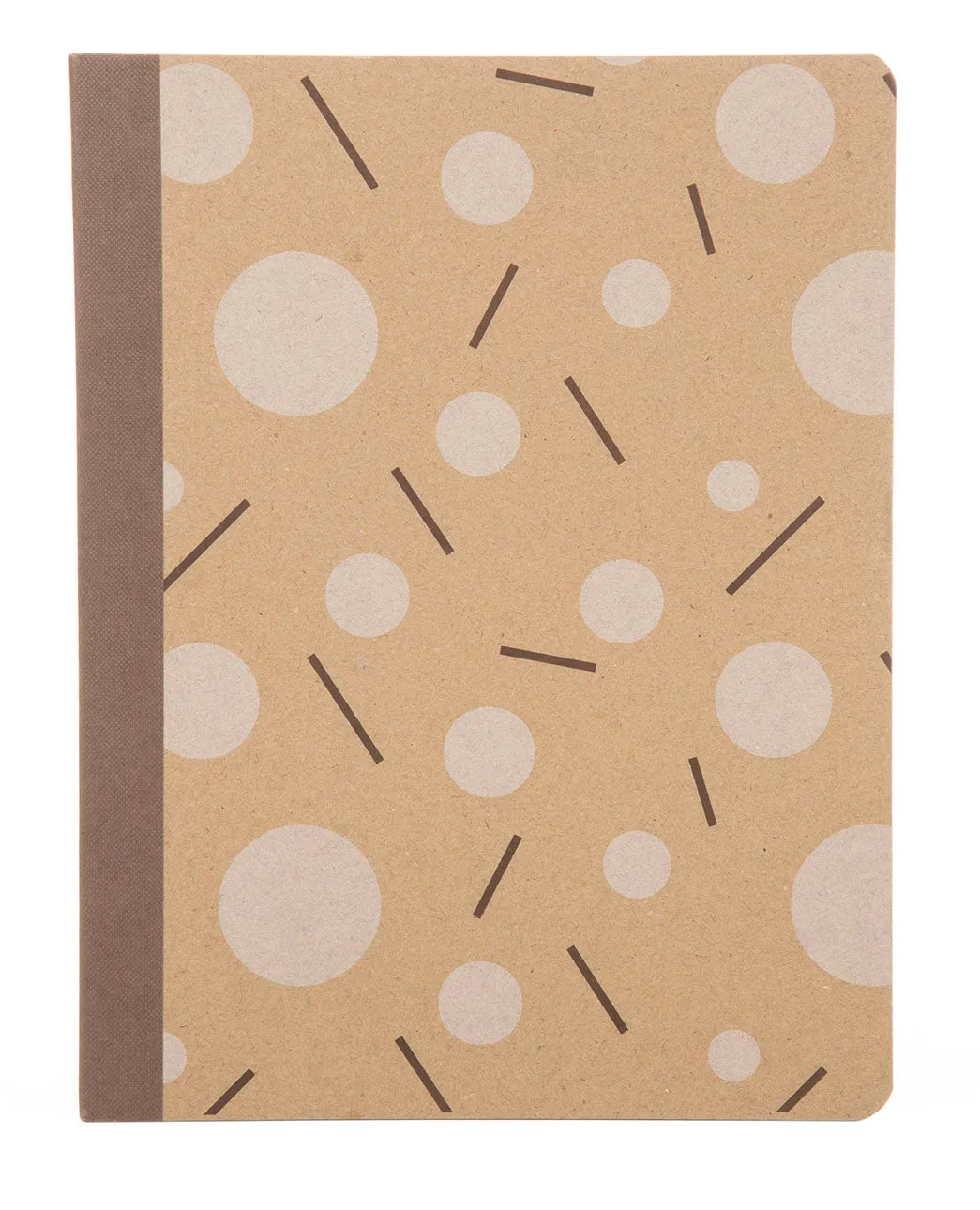 100% Recycled Kraft Composition Book (3 Pack) - Designs - 7.5in x 9.5in (07124)