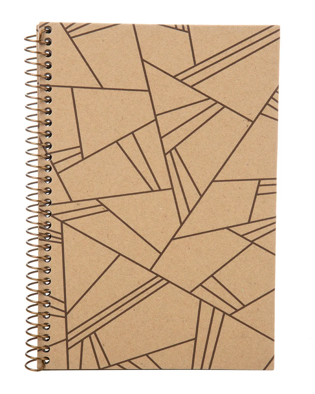 100% Recycled Kraft Junior Notebook (3 Pack) - Designs - 6.5in x 9.5in (07120)