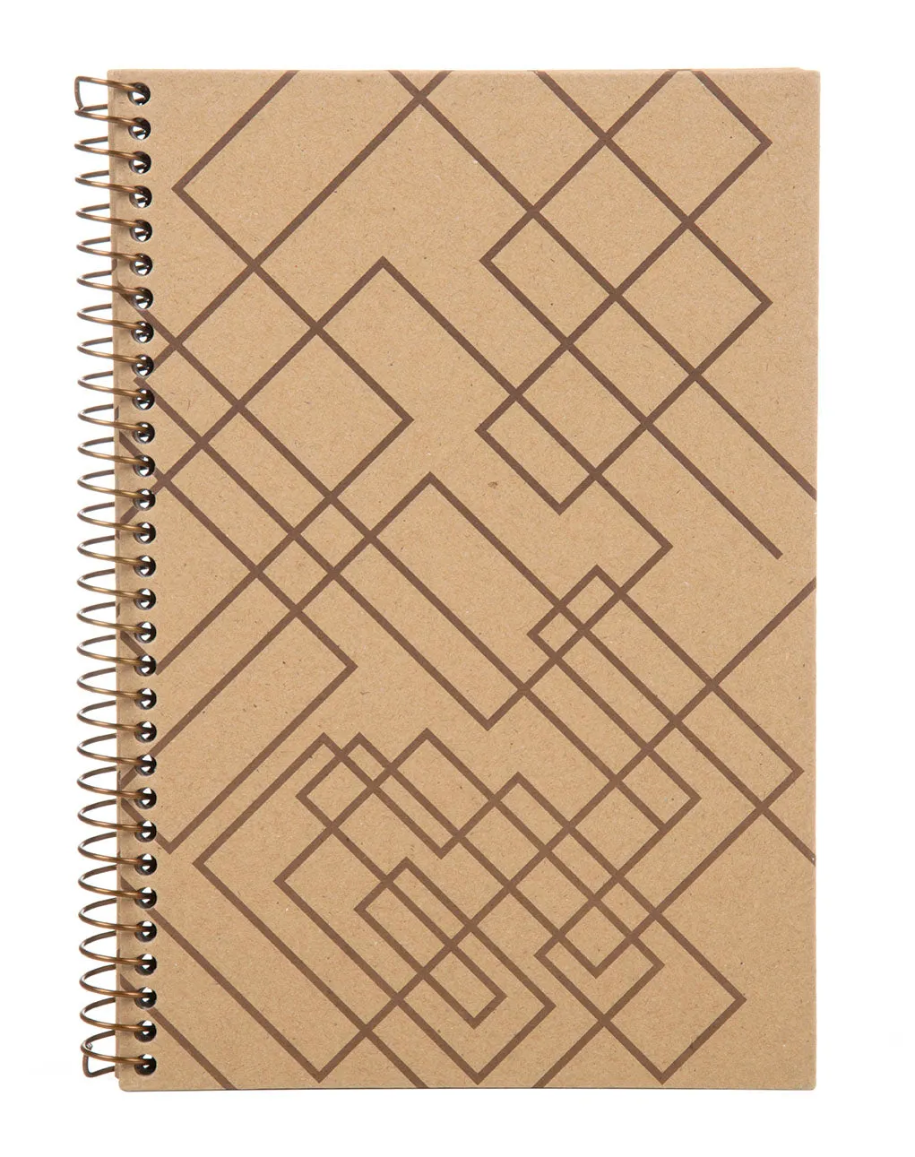 100% Recycled Kraft Junior Notebook (3 Pack) - Designs - 6.5in x 9.5in (07120)