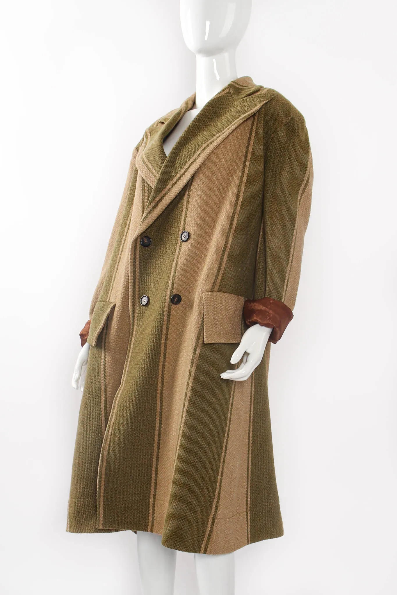 2016 A/W Blanket Stripe Coat
