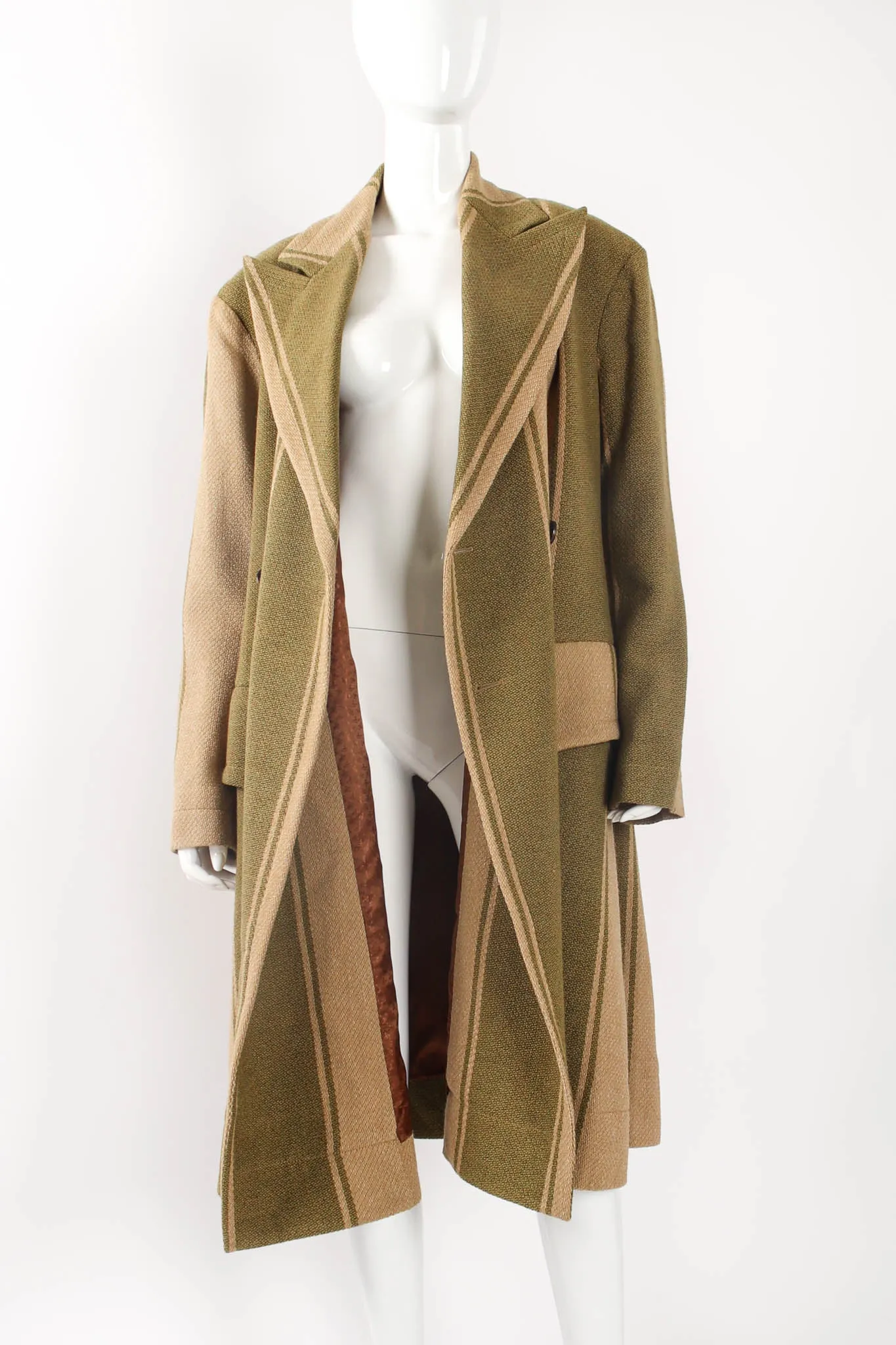 2016 A/W Blanket Stripe Coat