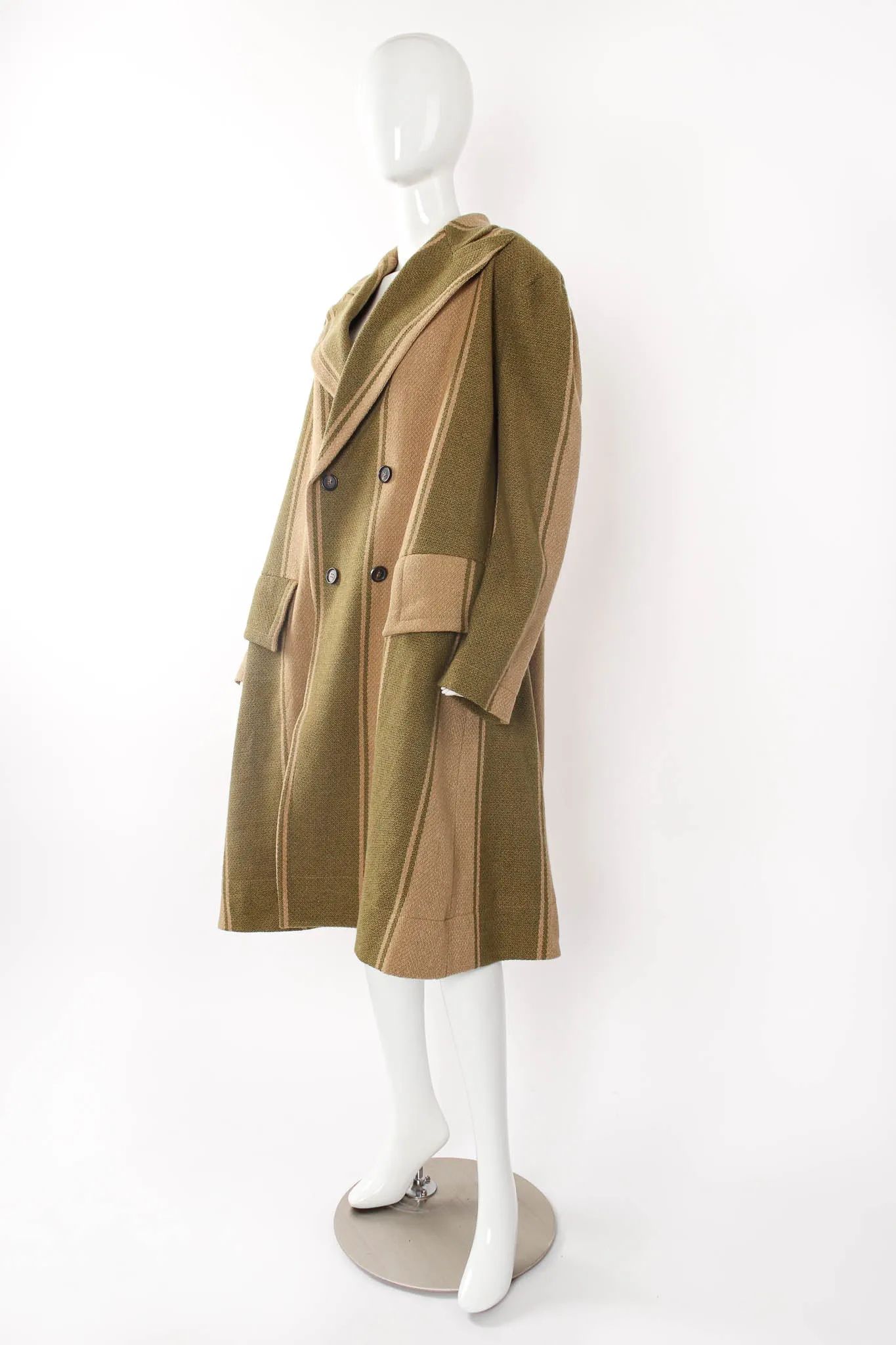 2016 A/W Blanket Stripe Coat