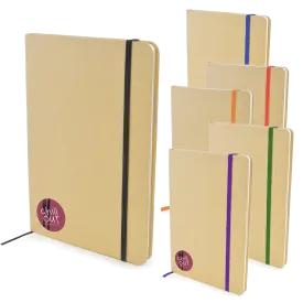 A5 Natural Notebooks - Unprinted sample