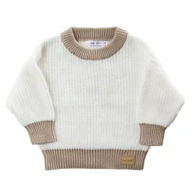 Bare Bebé - Chunky Knit Jumper | Daisy White