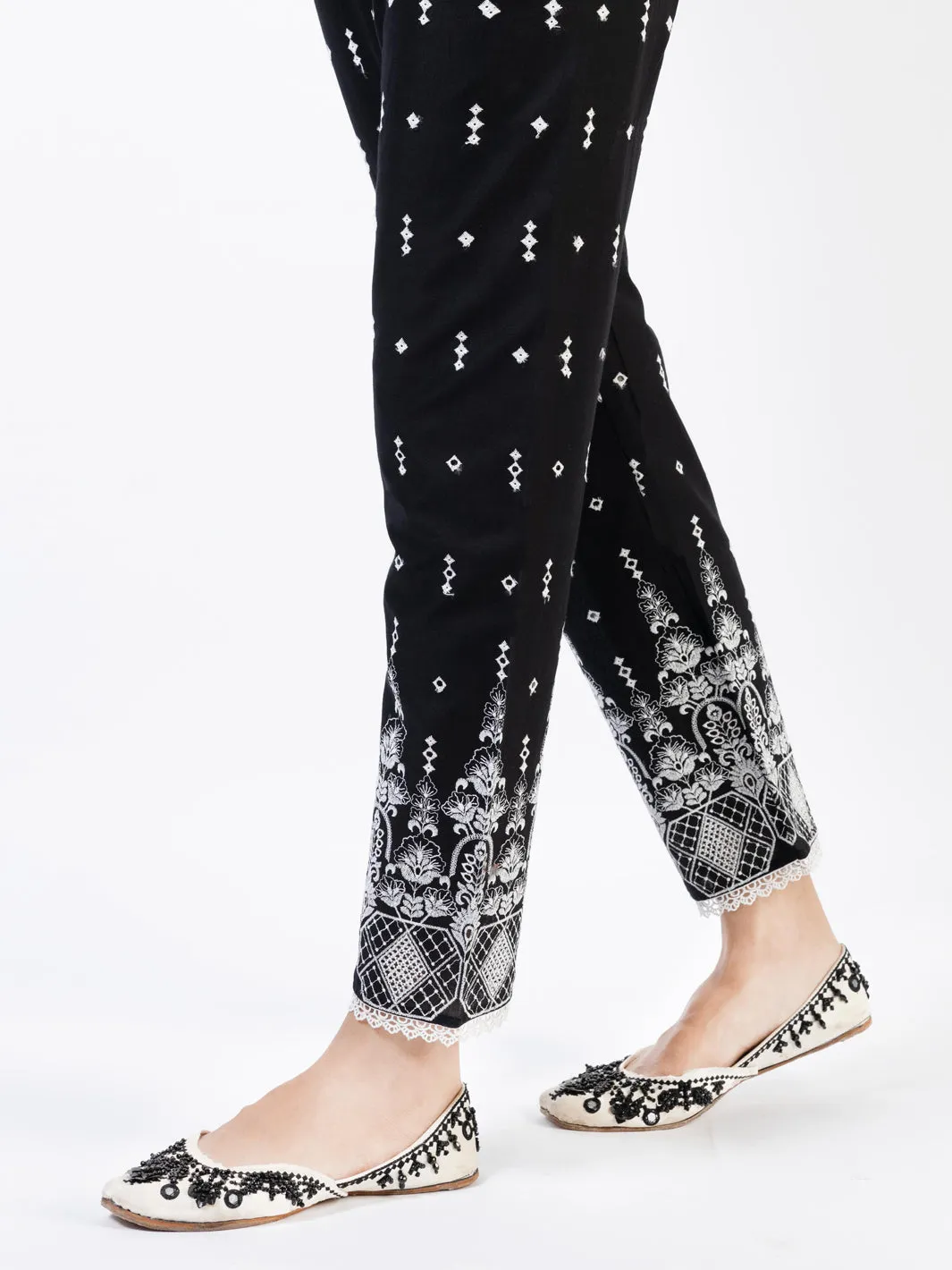 Black Lawn Trousers - AL-T-672