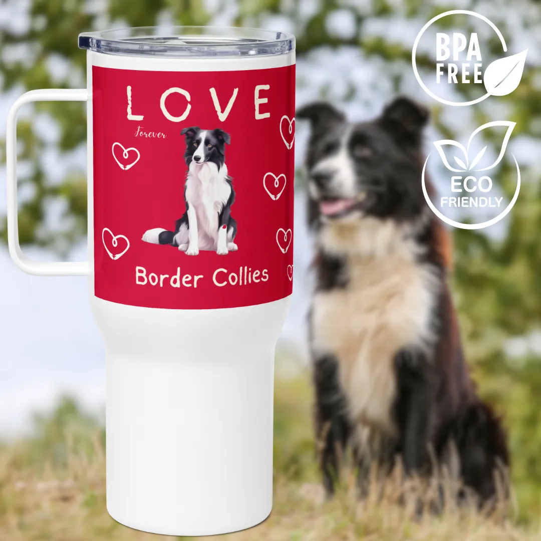 Border Collie, Stainless Steel Travel mug