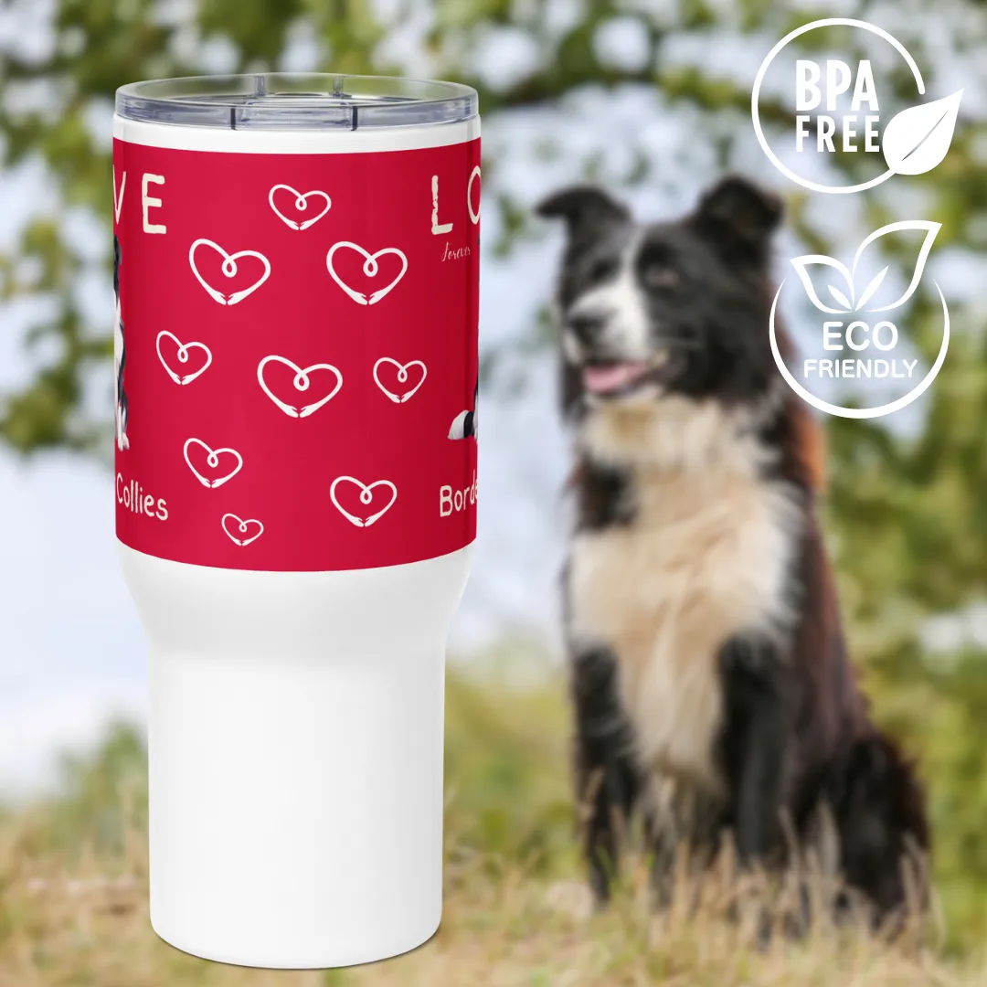 Border Collie, Stainless Steel Travel mug