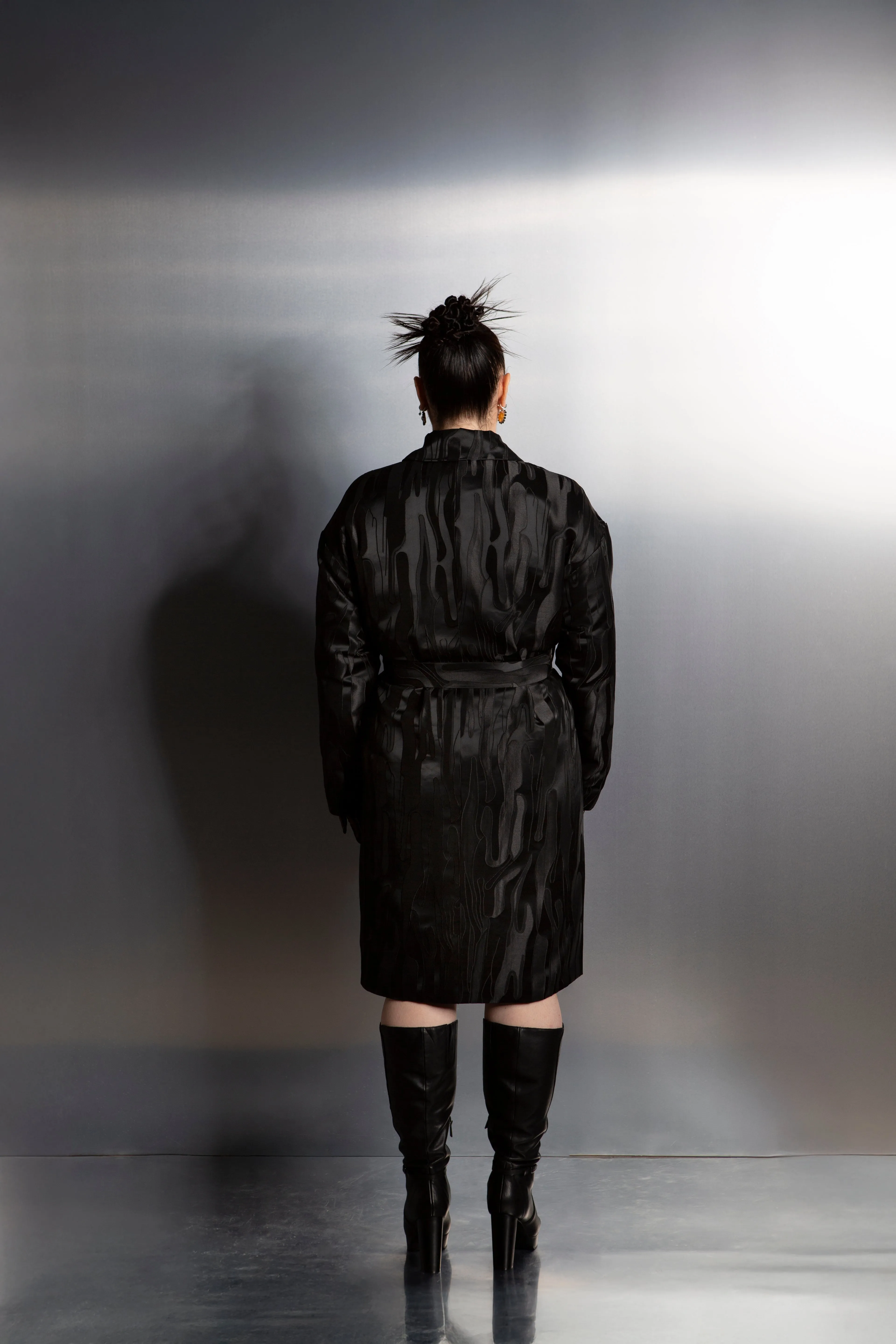 Brocade Trench Coat (Pre-Sale)