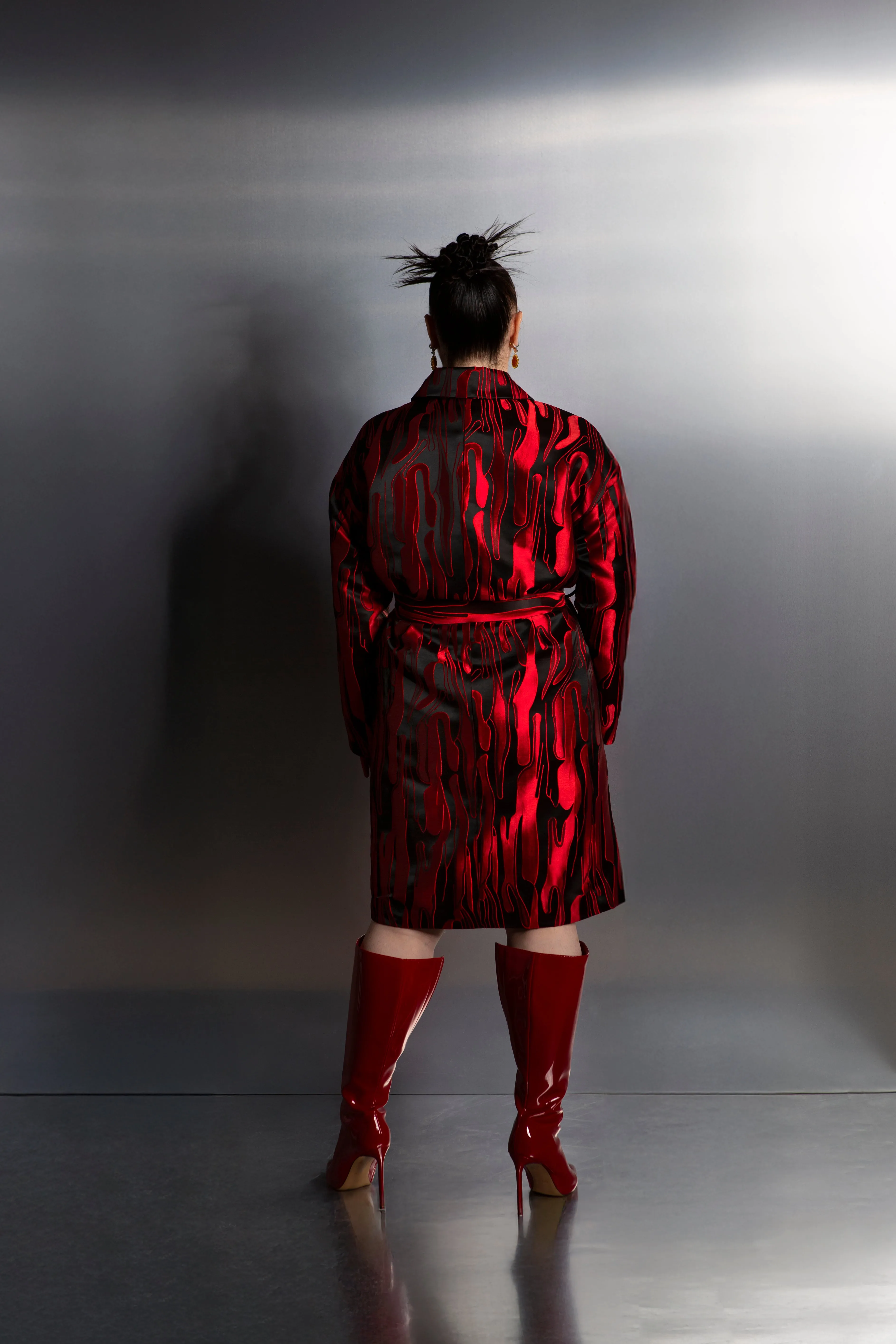 Brocade Trench Coat (Pre-Sale)