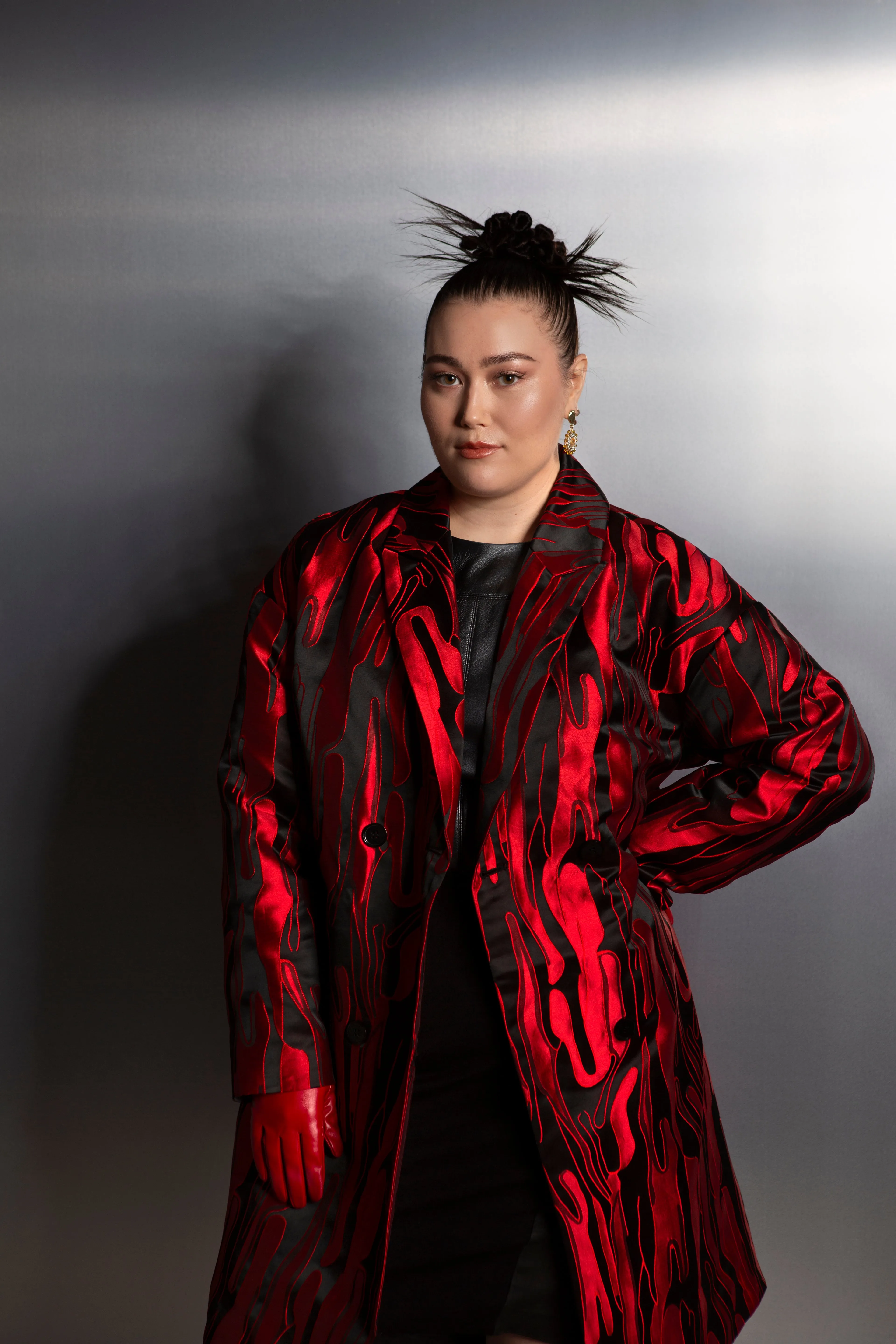 Brocade Trench Coat (Pre-Sale)