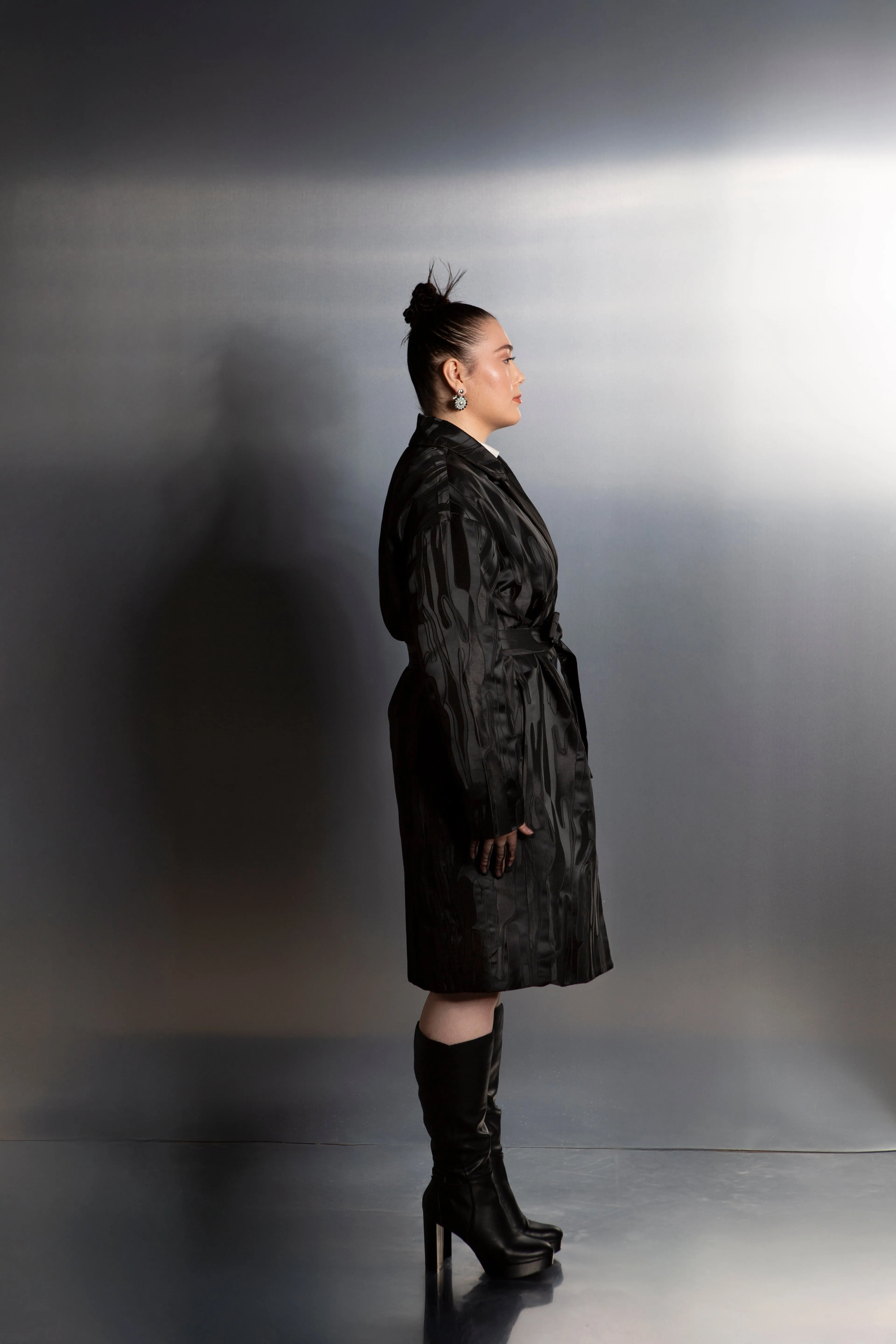 Brocade Trench Coat (Pre-Sale)