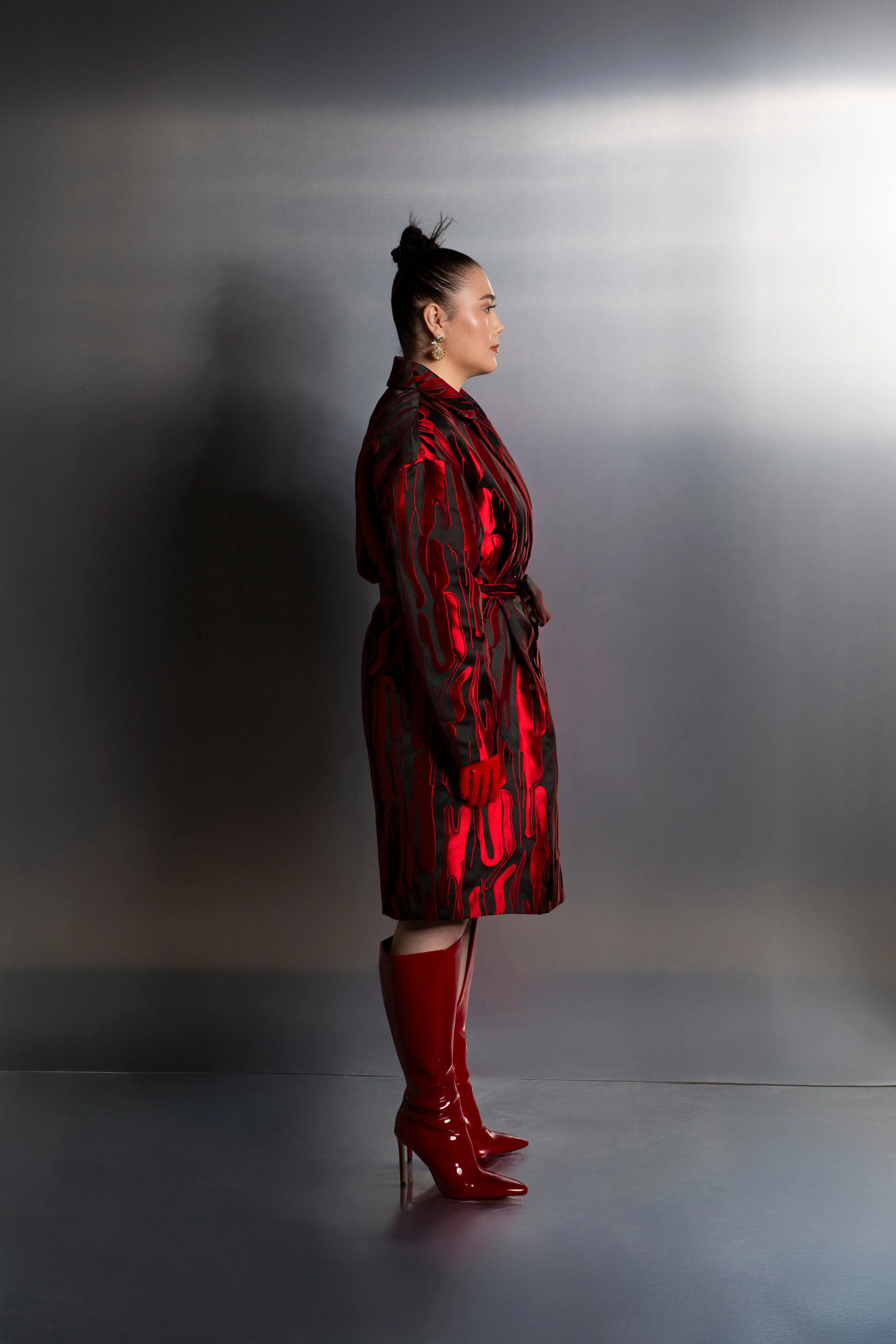 Brocade Trench Coat (Pre-Sale)