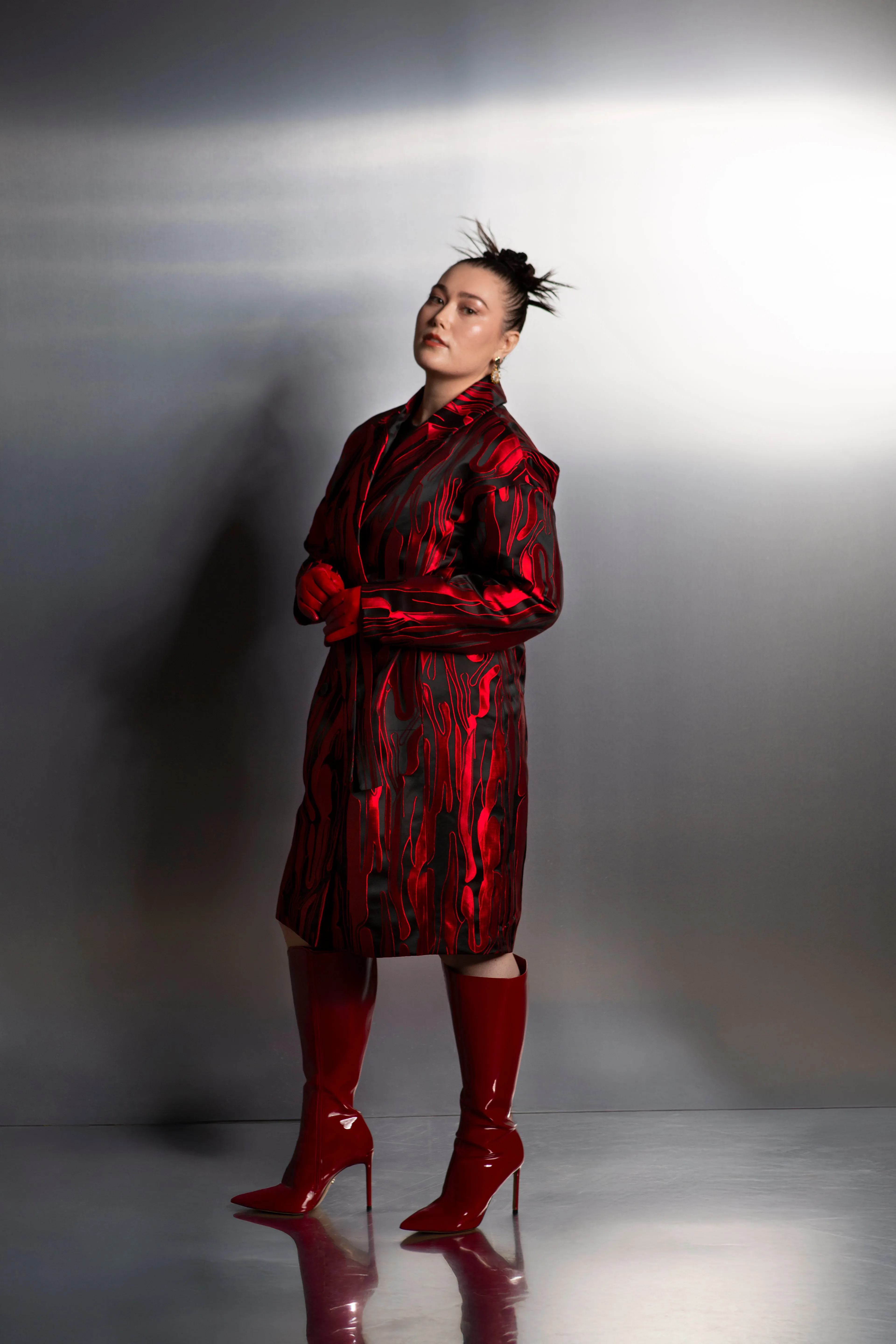 Brocade Trench Coat (Pre-Sale)