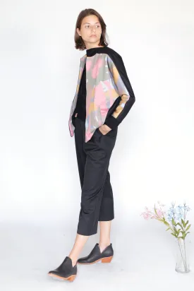 Colorblock Jacket - Ikebana Print (US 4)