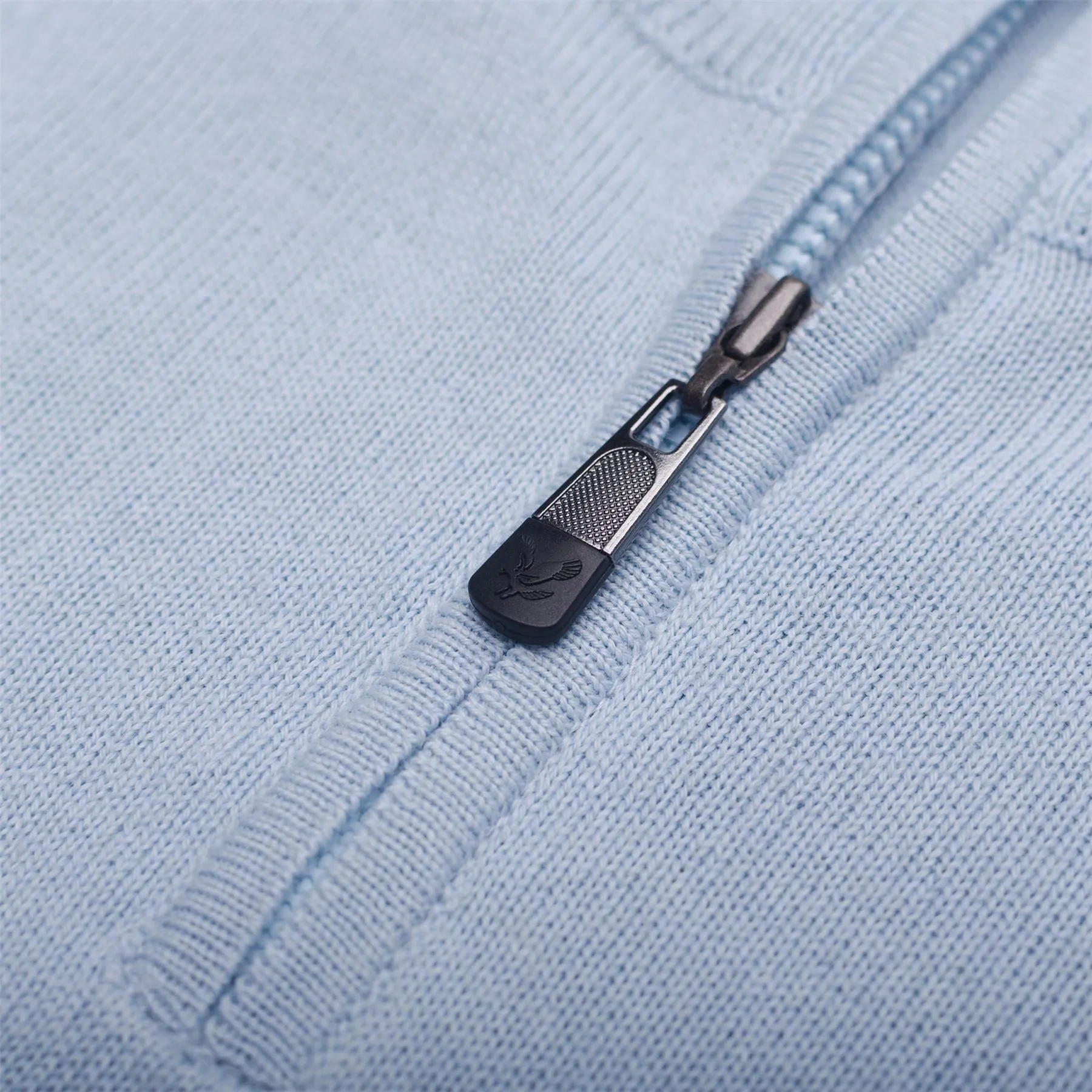 Core Quarter Zip Merino Mix Blue Shore - SS23