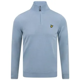 Core Quarter Zip Merino Mix Blue Shore - SS23