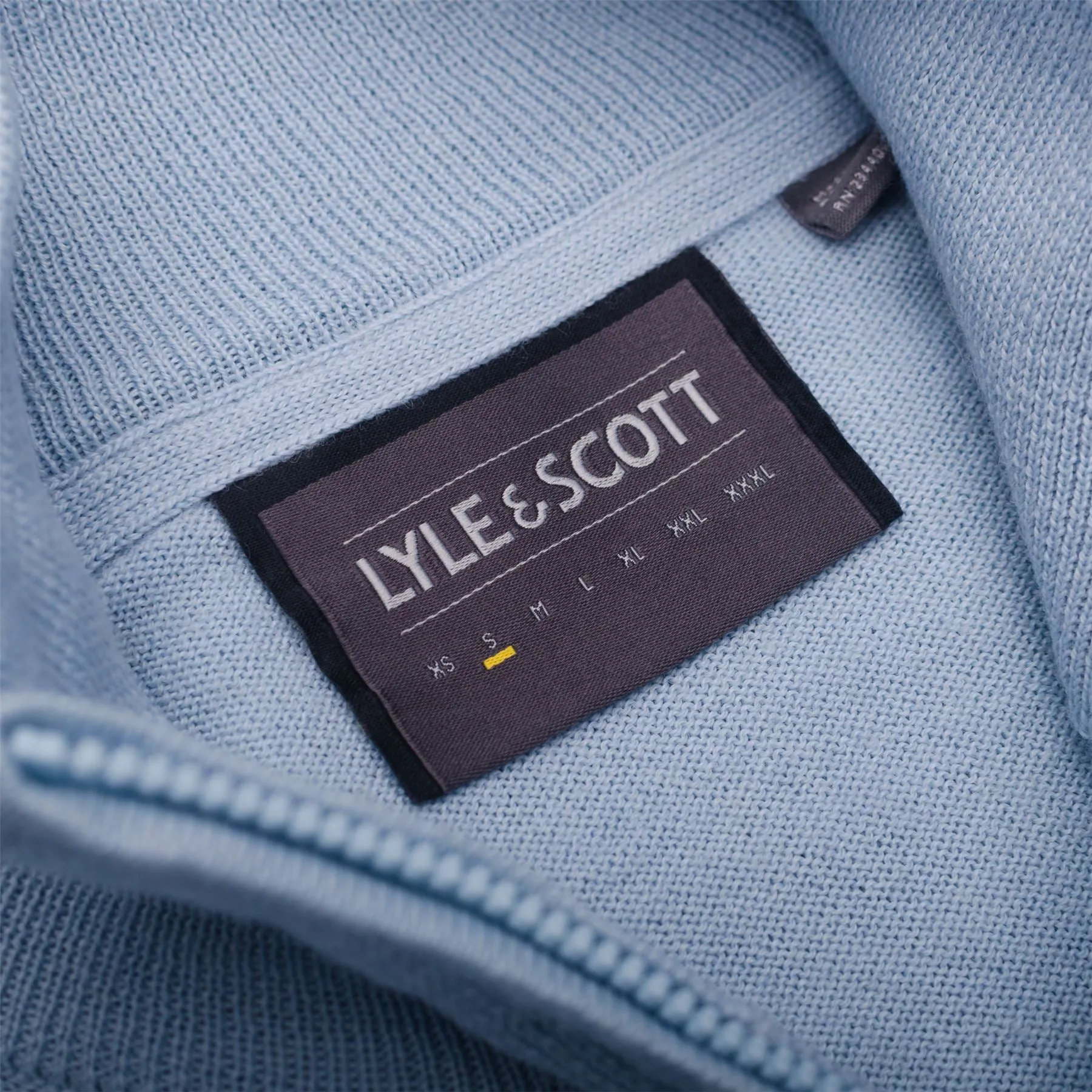 Core Quarter Zip Merino Mix Blue Shore - SS23