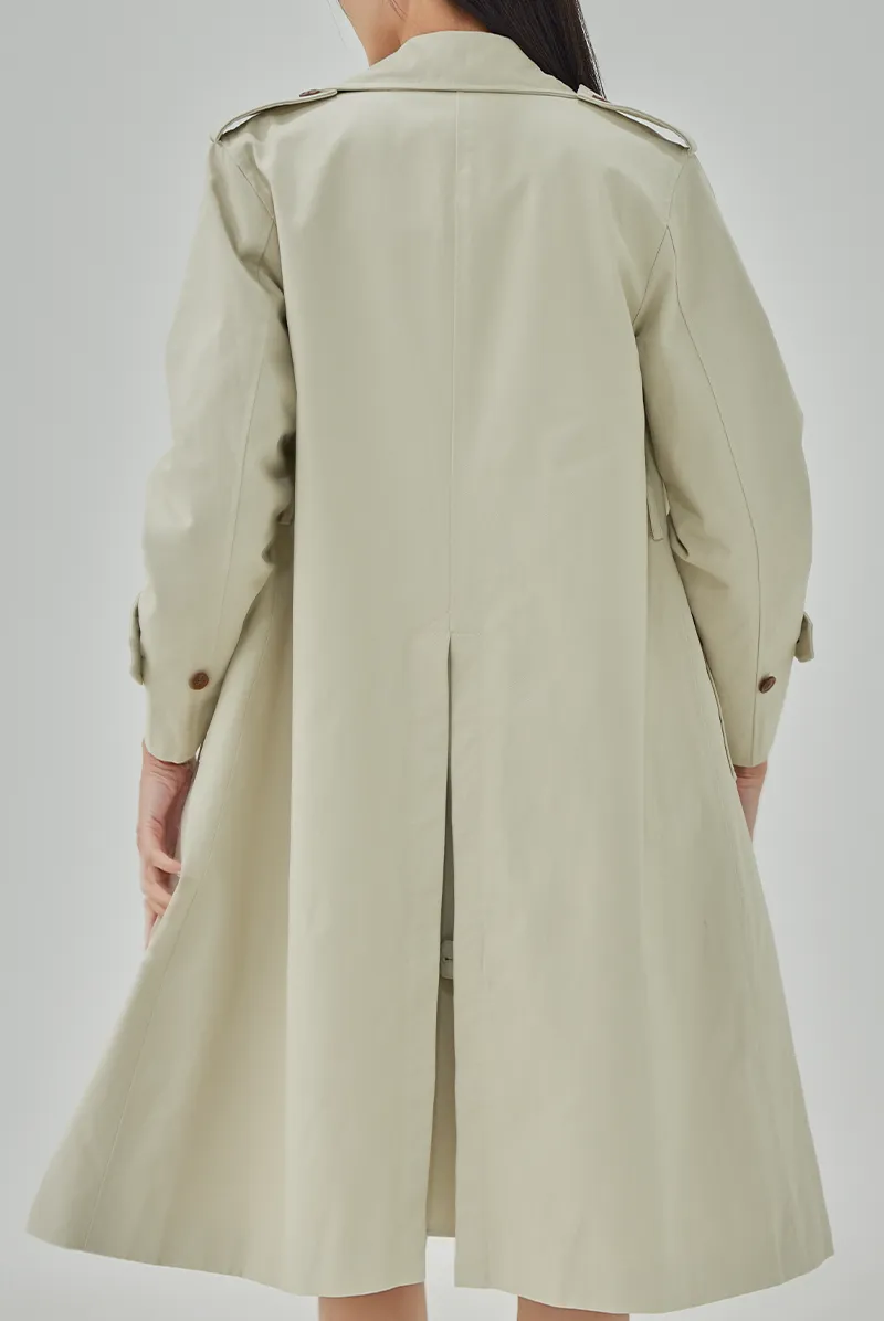 Corinne Double Breasted Trench Coat
