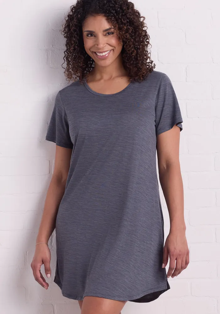 Desi Nightgown - Graphite Heather