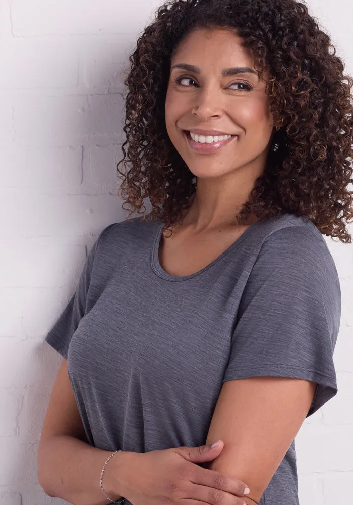Desi Nightgown - Graphite Heather