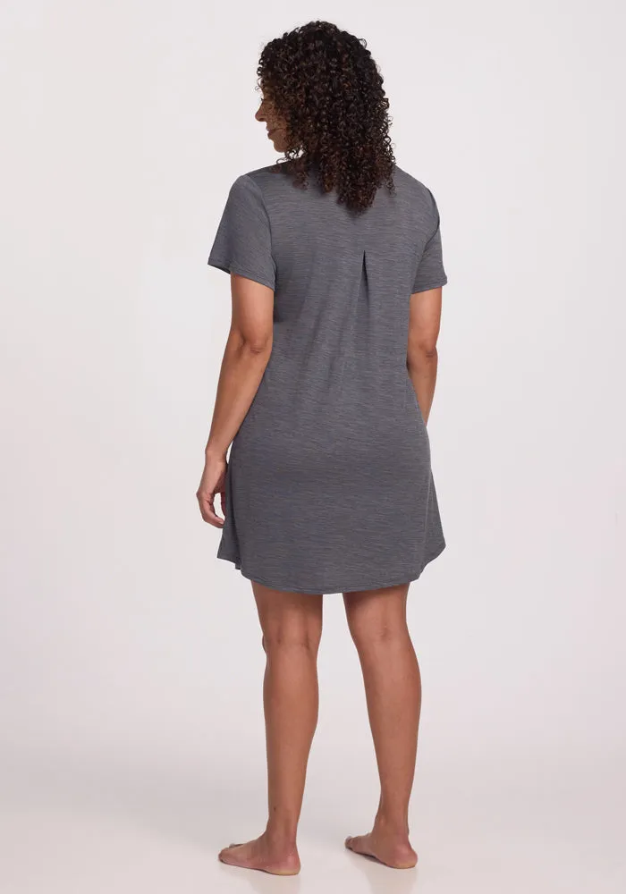 Desi Nightgown - Graphite Heather