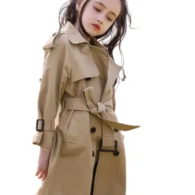 Elegant Explorer Long Trench Coat