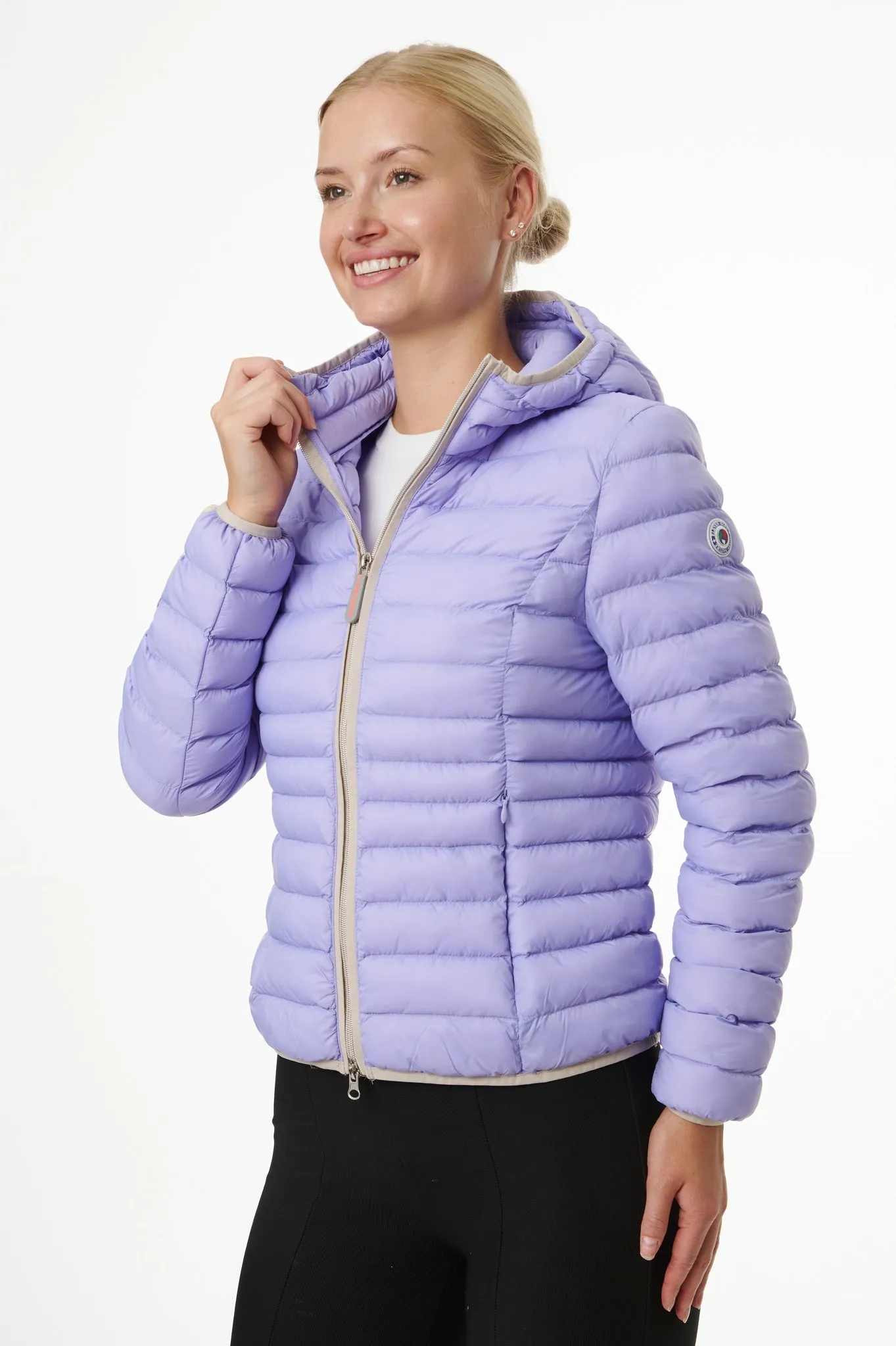 Elfy Vegan Down Short Jacket | Lavender