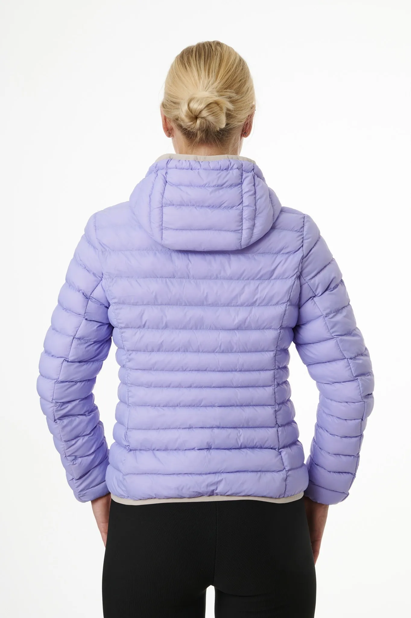 Elfy Vegan Down Short Jacket | Lavender