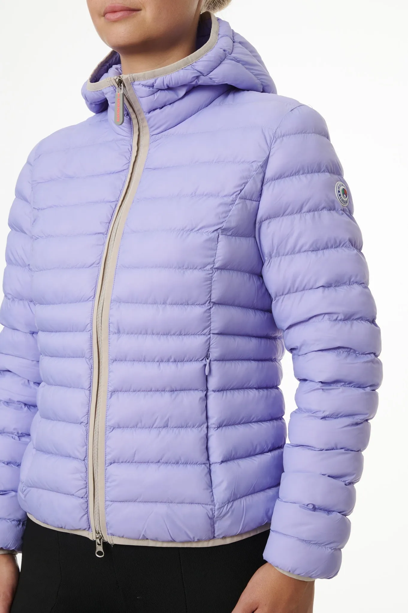 Elfy Vegan Down Short Jacket | Lavender