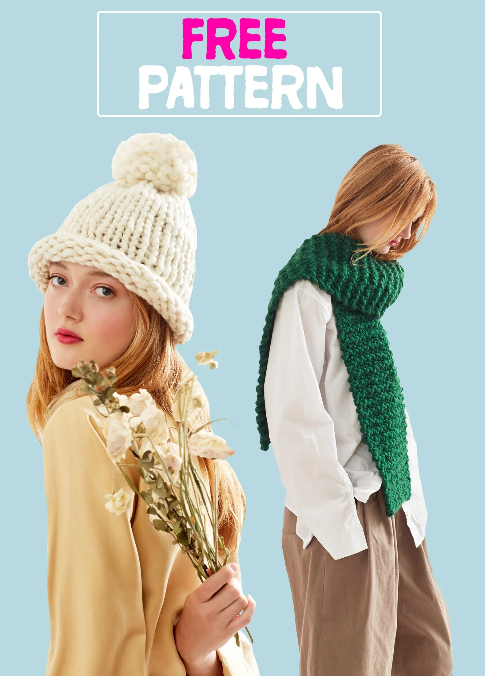 FREE My First Hat AND My First Scarf PATTERNS - Merino No. 5