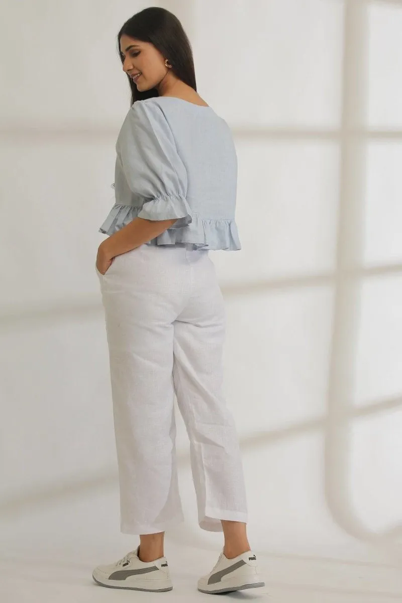 Fun-Frills Hemp Crop Top