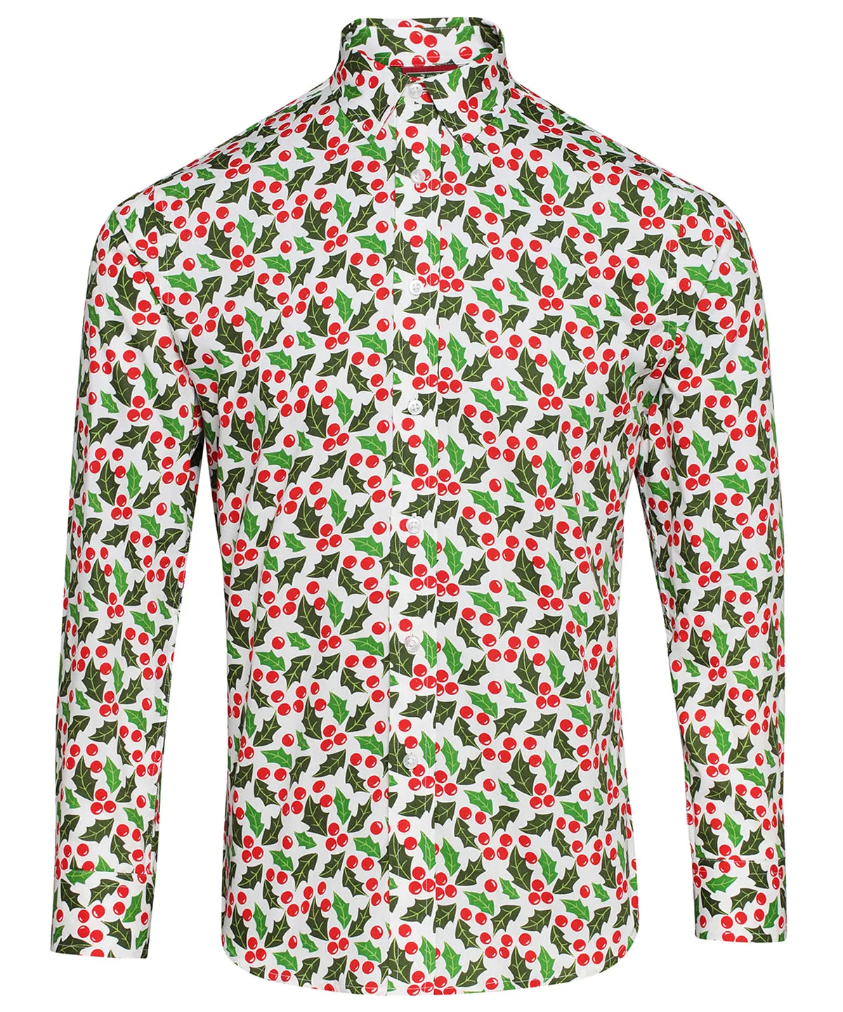 Holly White - Printed Christmas shirt