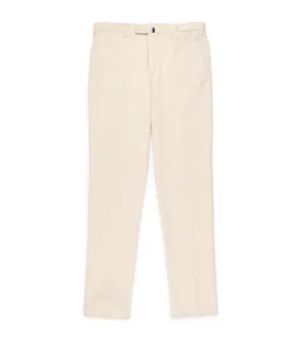 Incotex Regular Cotton Needlecord Trousers: Cream