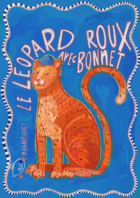 Le Léopard Roux Matte Art Print