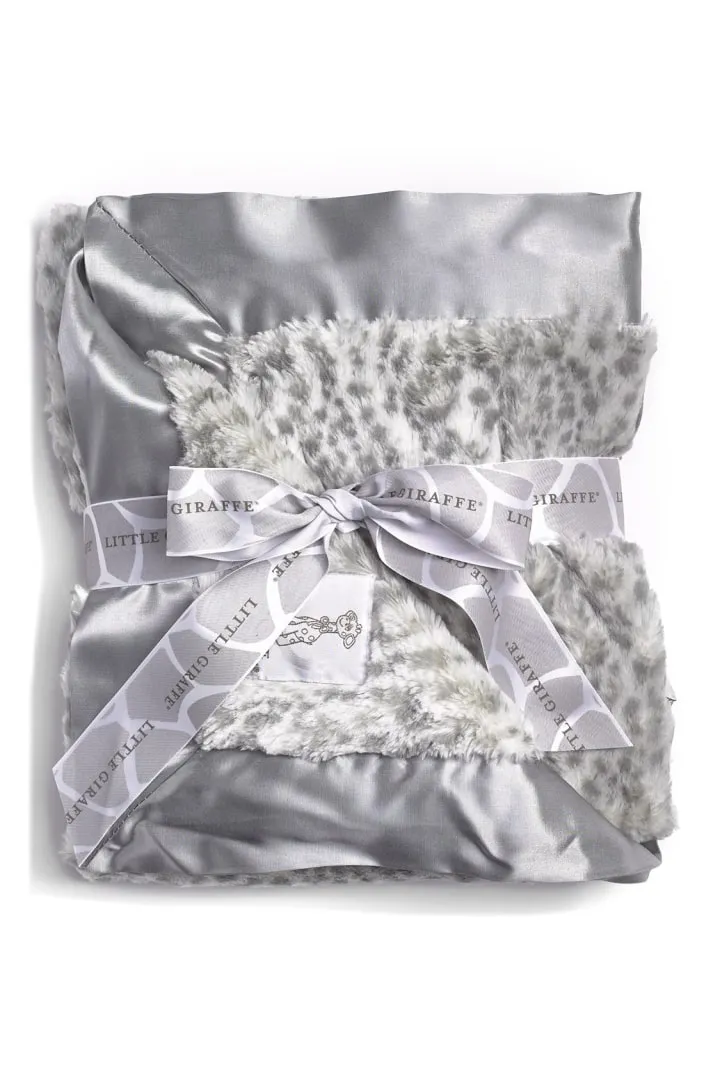 Little Giraffe Snow Leopard Blanket