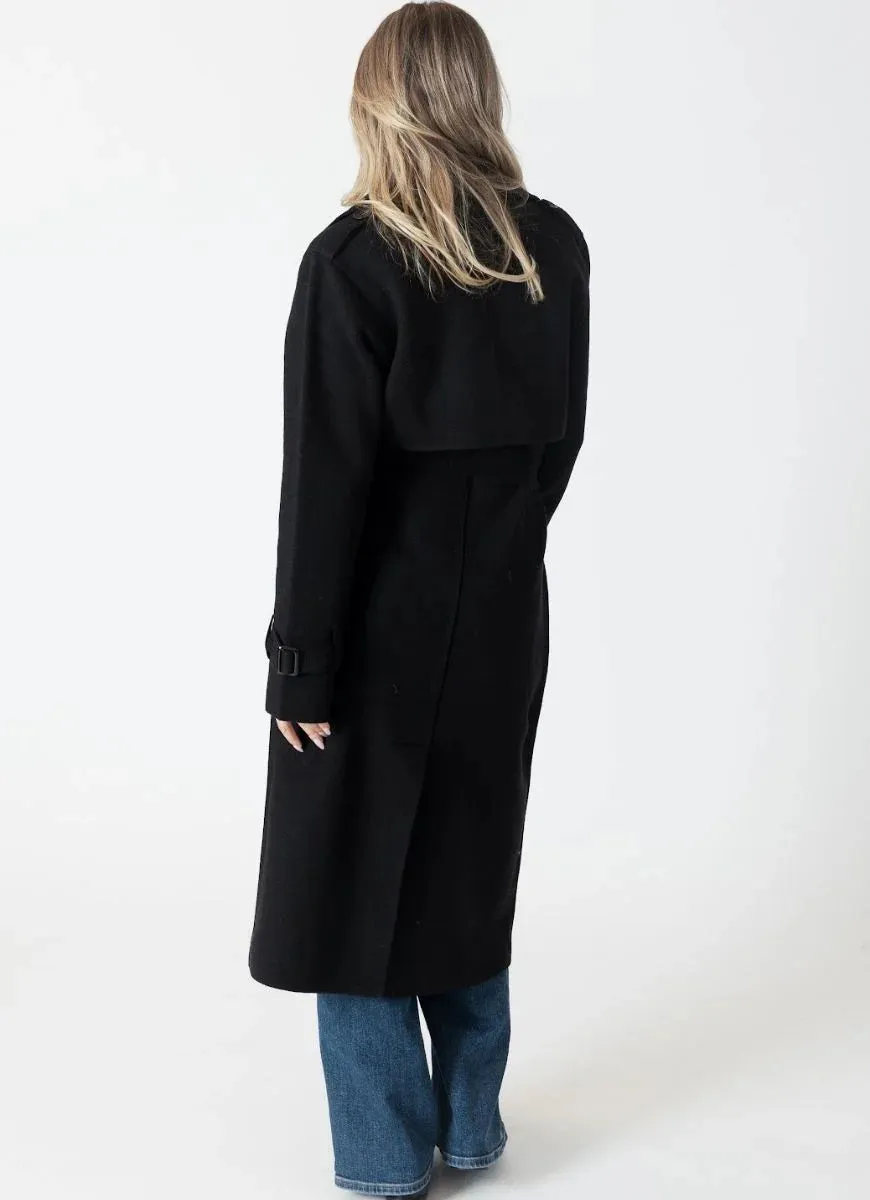Lyla   Luxe Preston Knit Trench Coat jacket