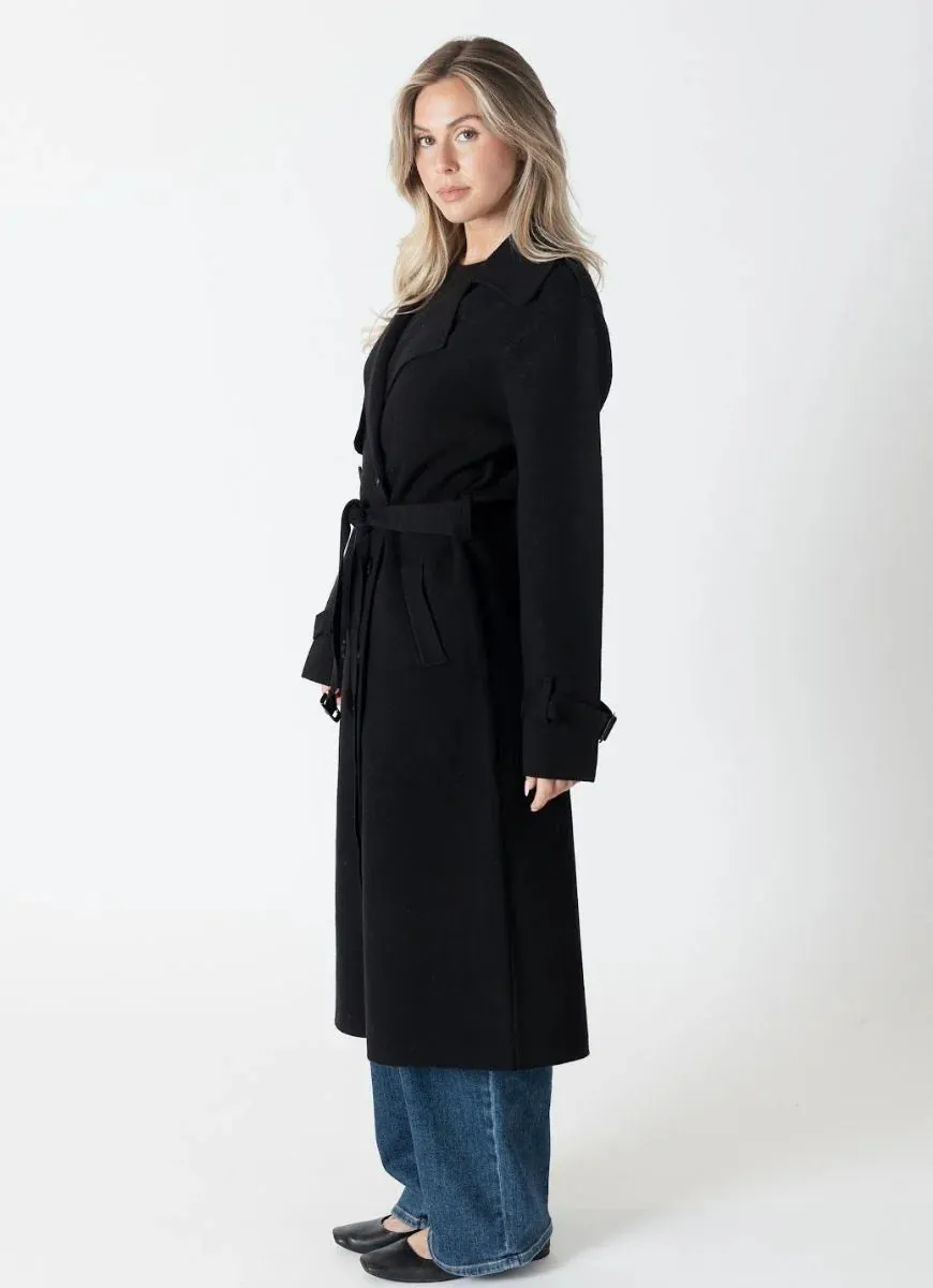 Lyla   Luxe Preston Knit Trench Coat jacket