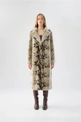 Madame Grace Snake Print Coat
