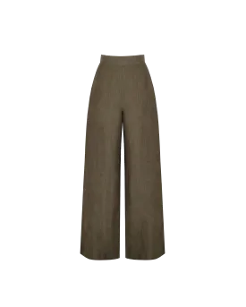 MARLEY LINEN PANT KHAKI