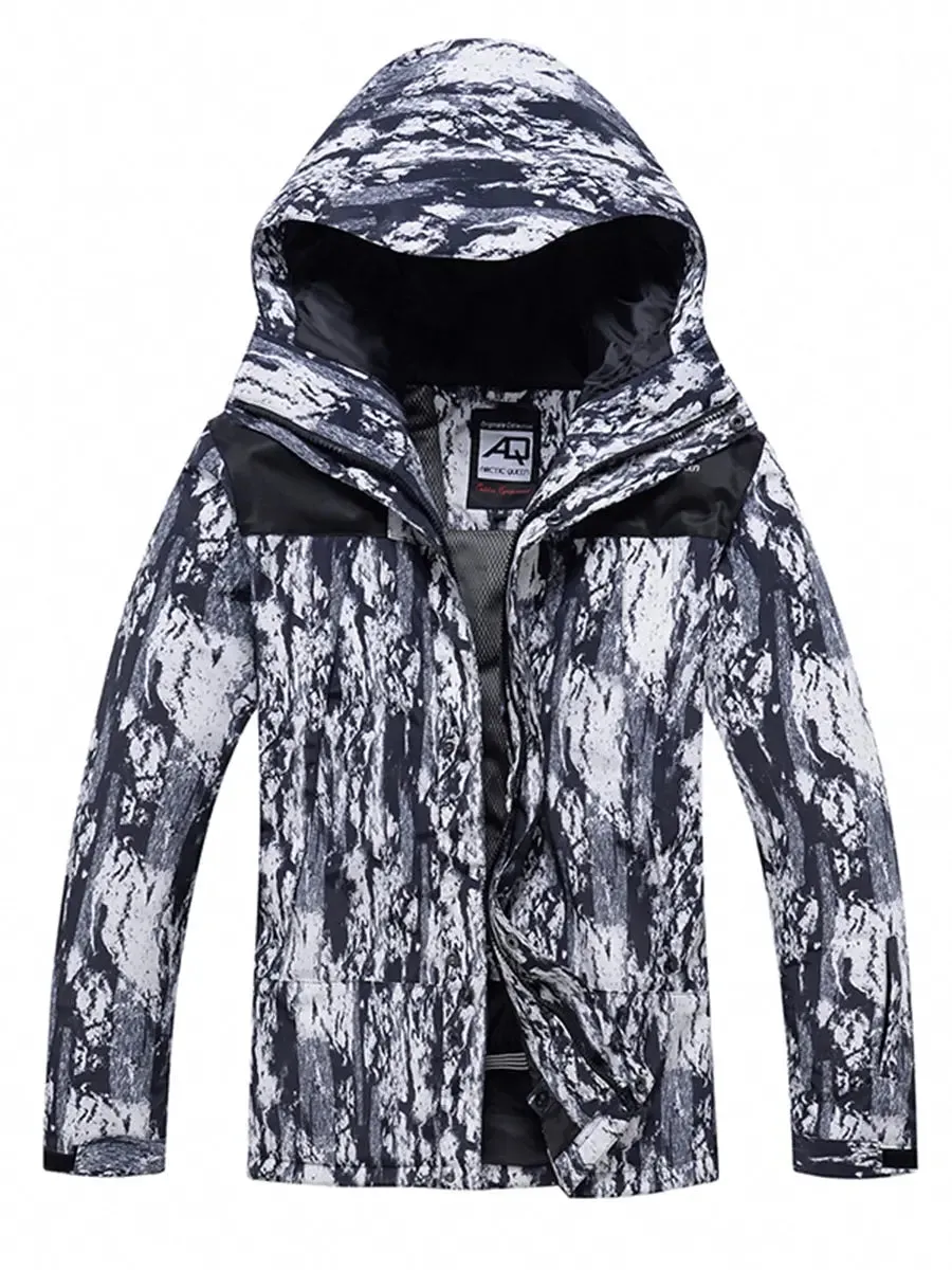 Men Skiing Snowboarding Jacket Hooded