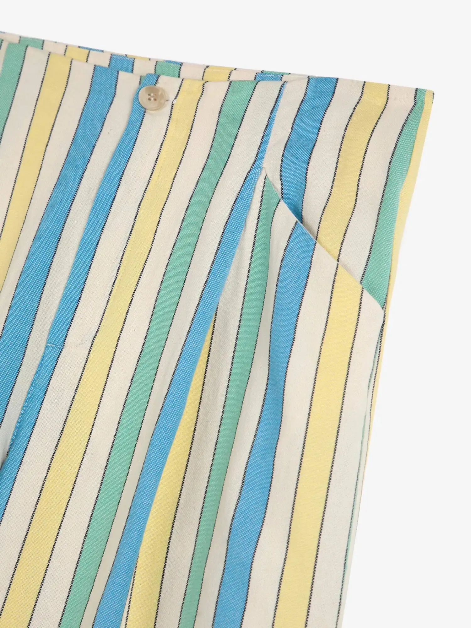 Multicolor Stripes Pleated Trousers