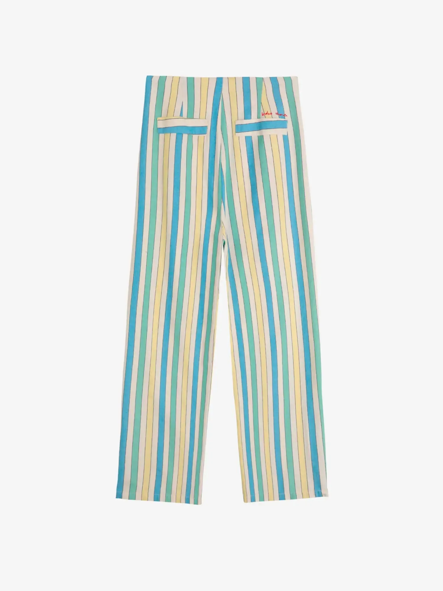 Multicolor Stripes Pleated Trousers