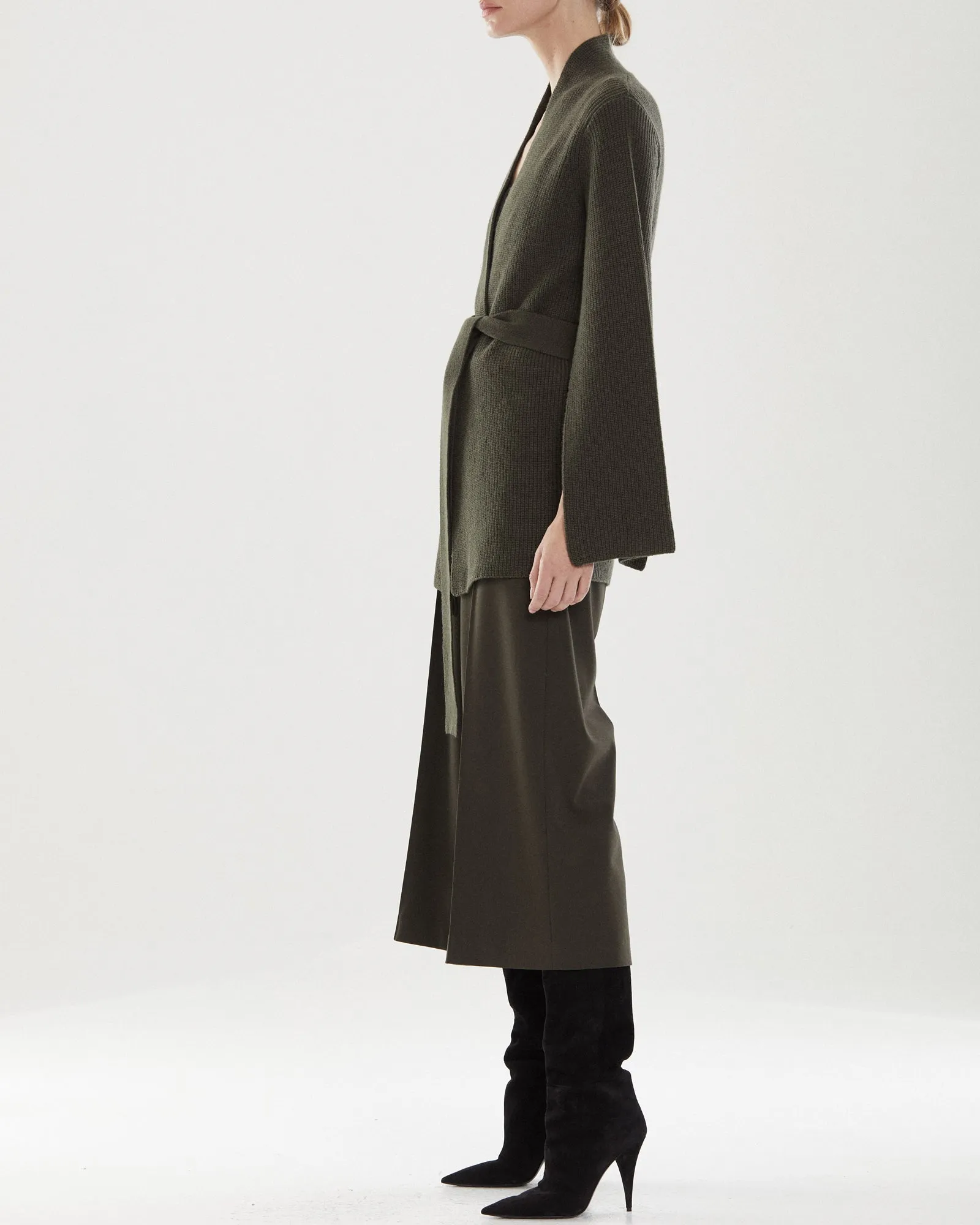 Nia Belted Cardigan Coat