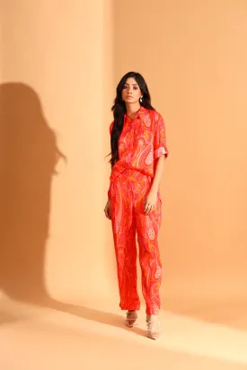 Paisley Shirt & Trousers Set