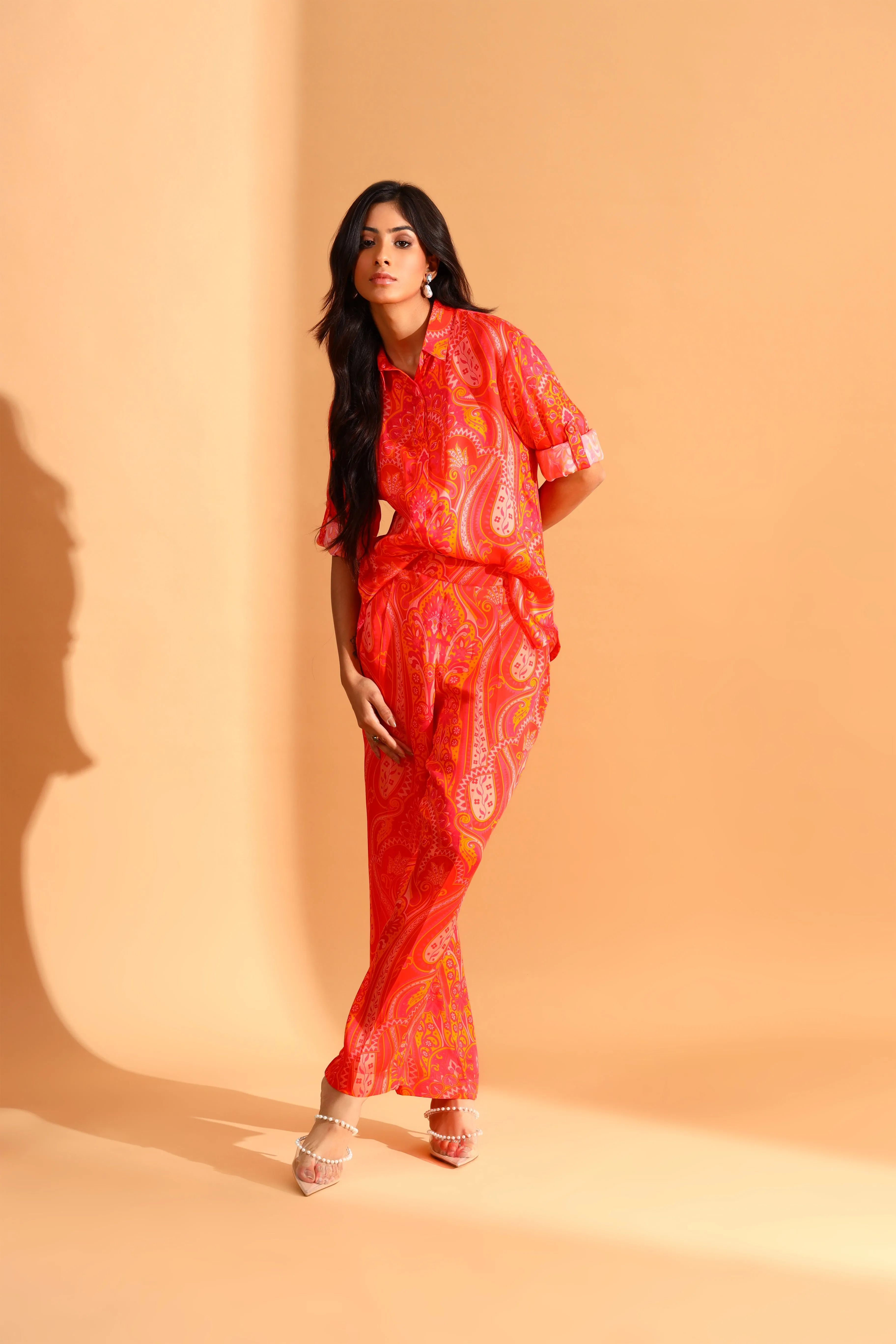 Paisley Shirt & Trousers Set