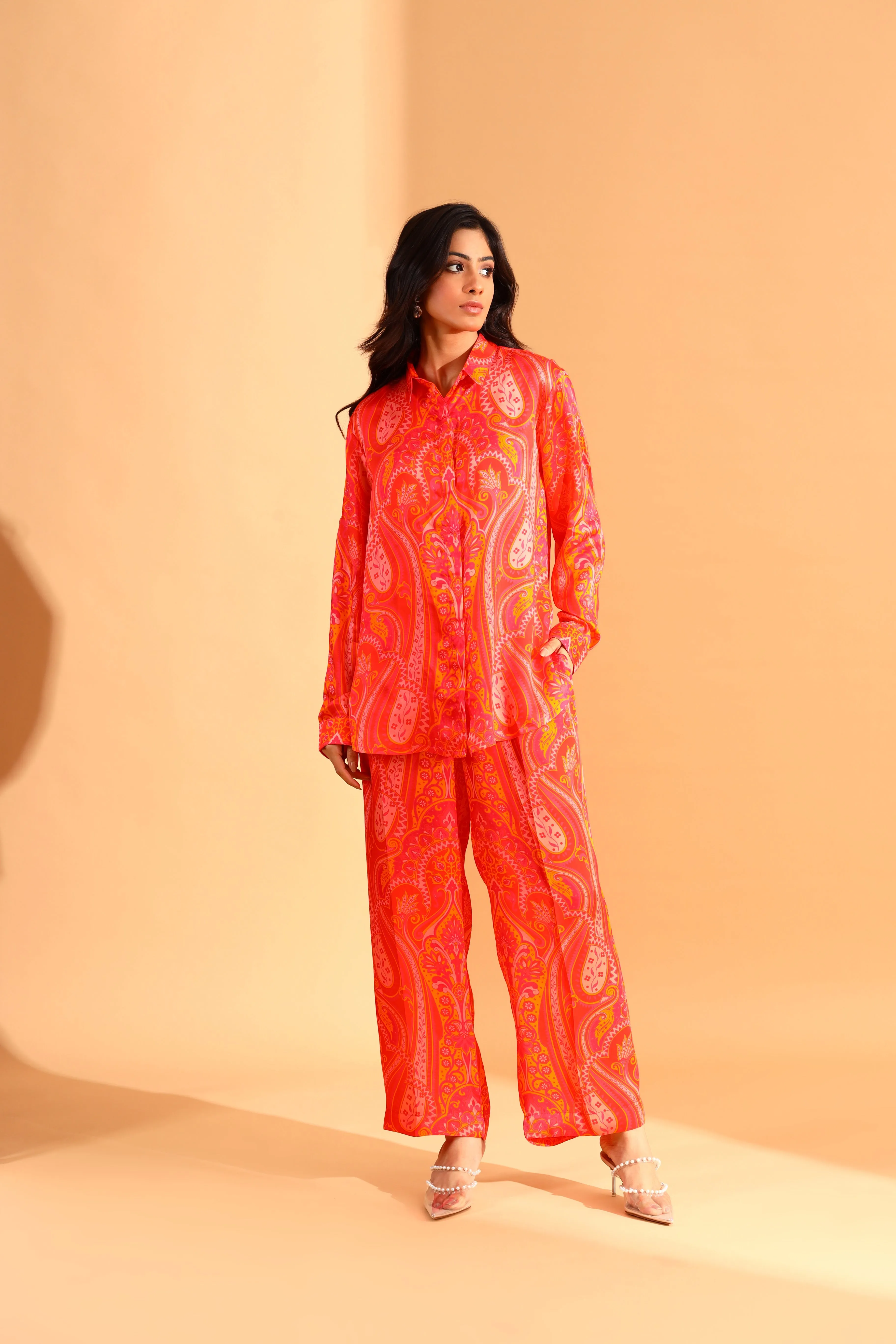 Paisley Shirt & Trousers Set