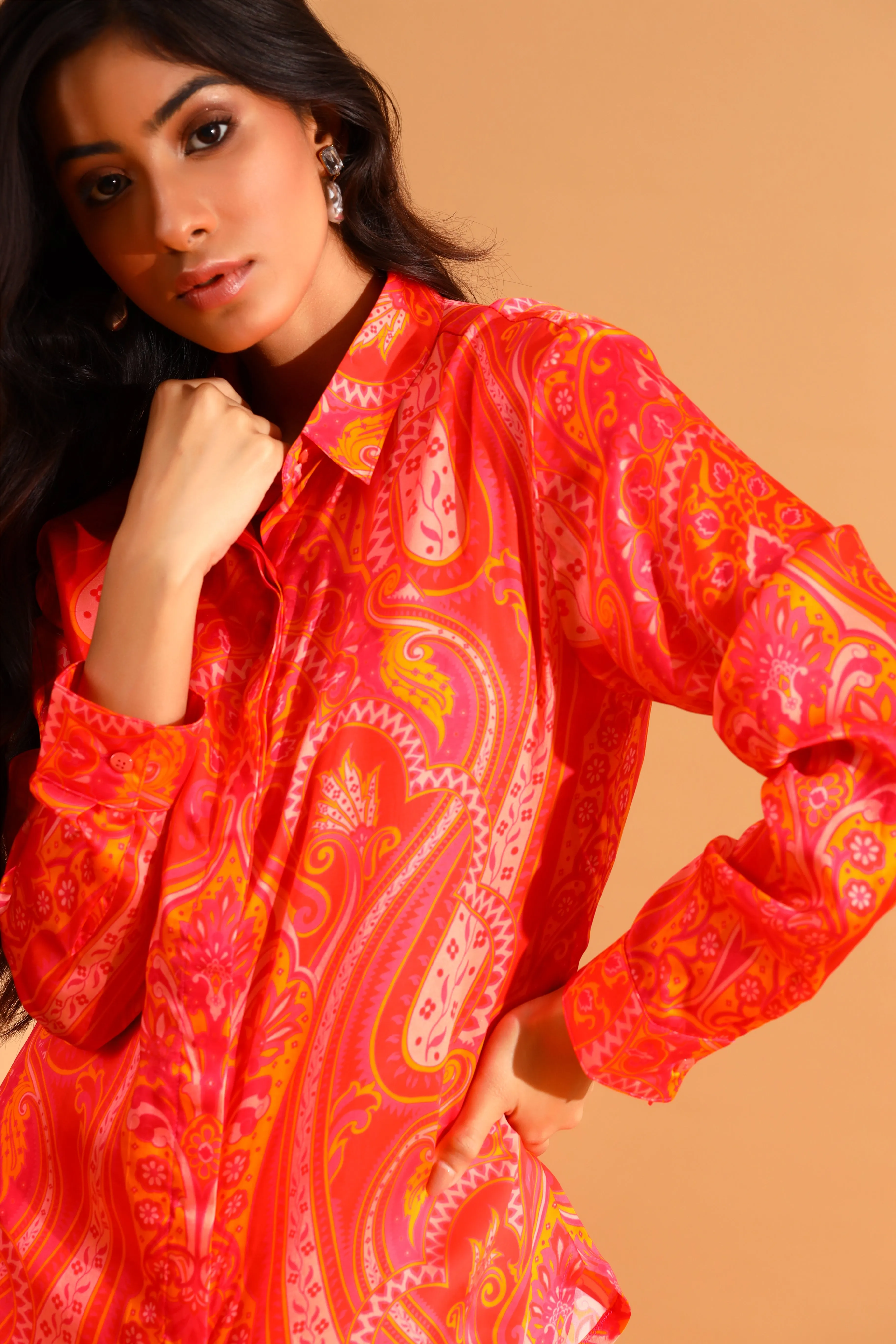 Paisley Shirt & Trousers Set