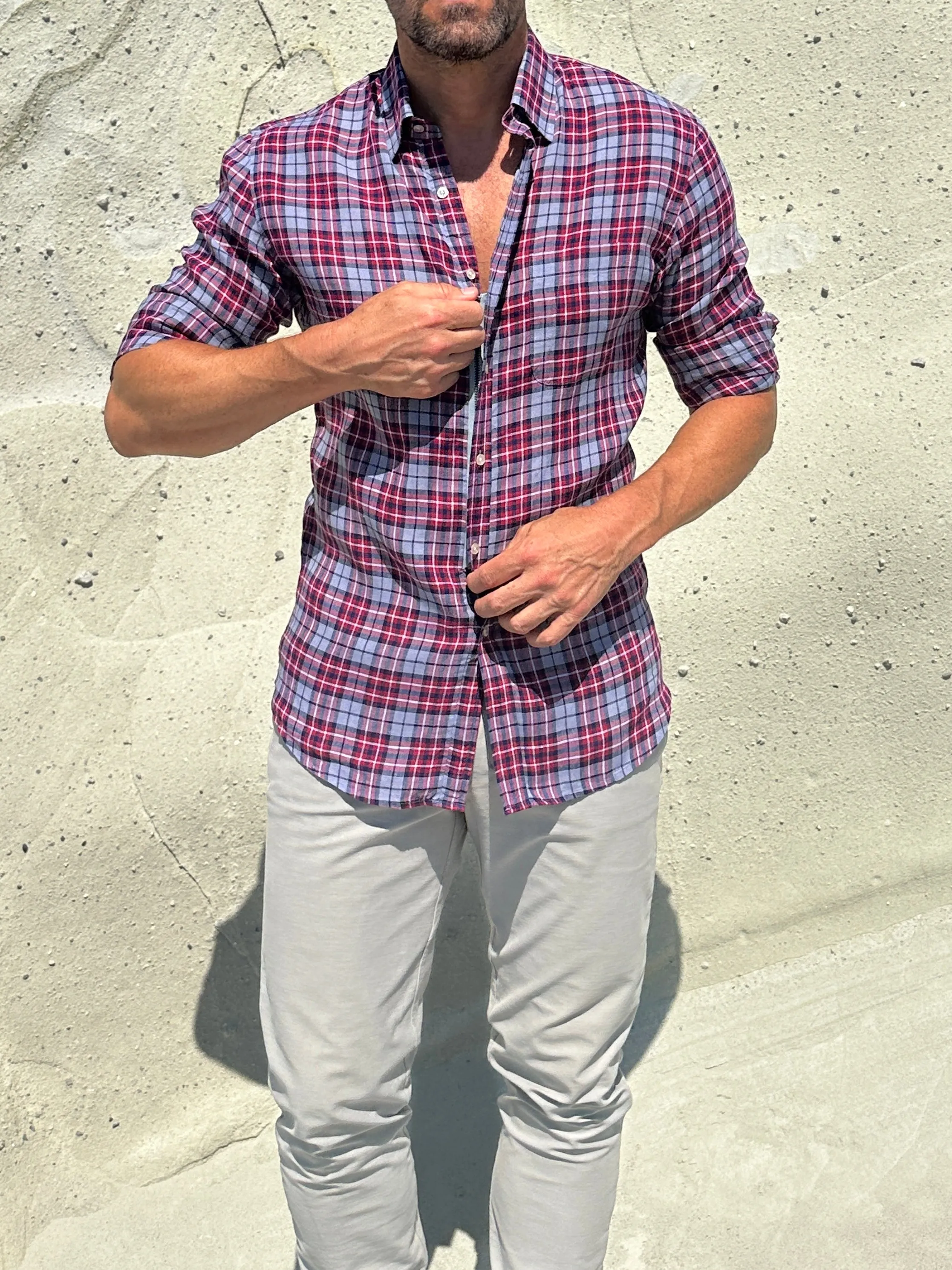 Plaid Linen- Small Batch Series