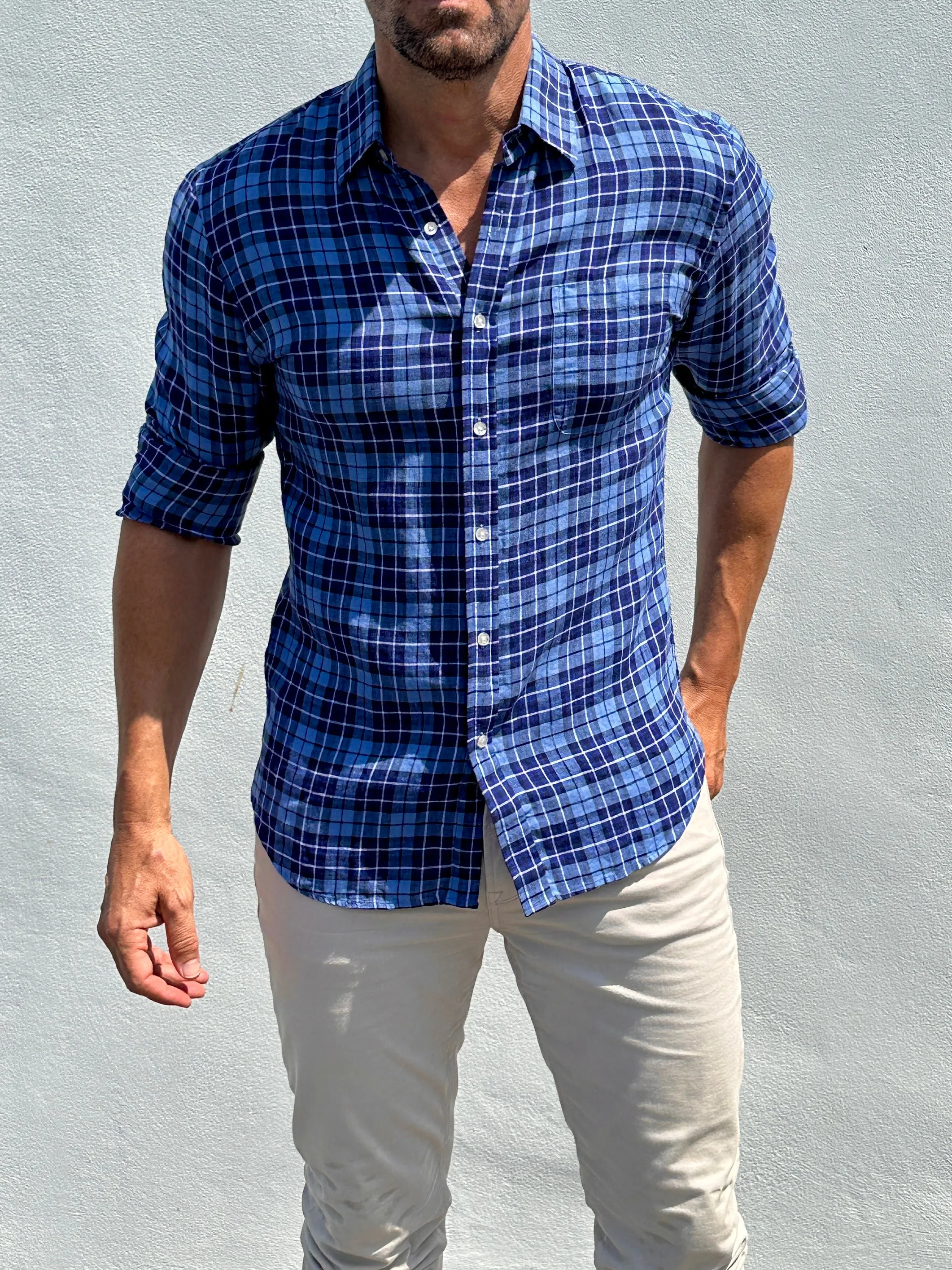 Plaid Linen- Small Batch Series